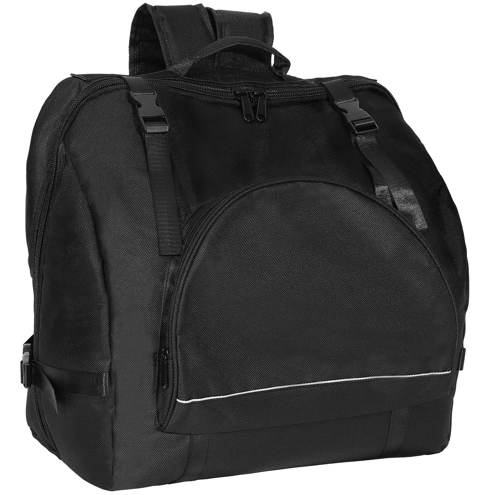 Borsa per Organetto Oxford Nero Spallacci Regolabili, Design Imbottito e Grande Capacità, per Scuole e Studi Musicali