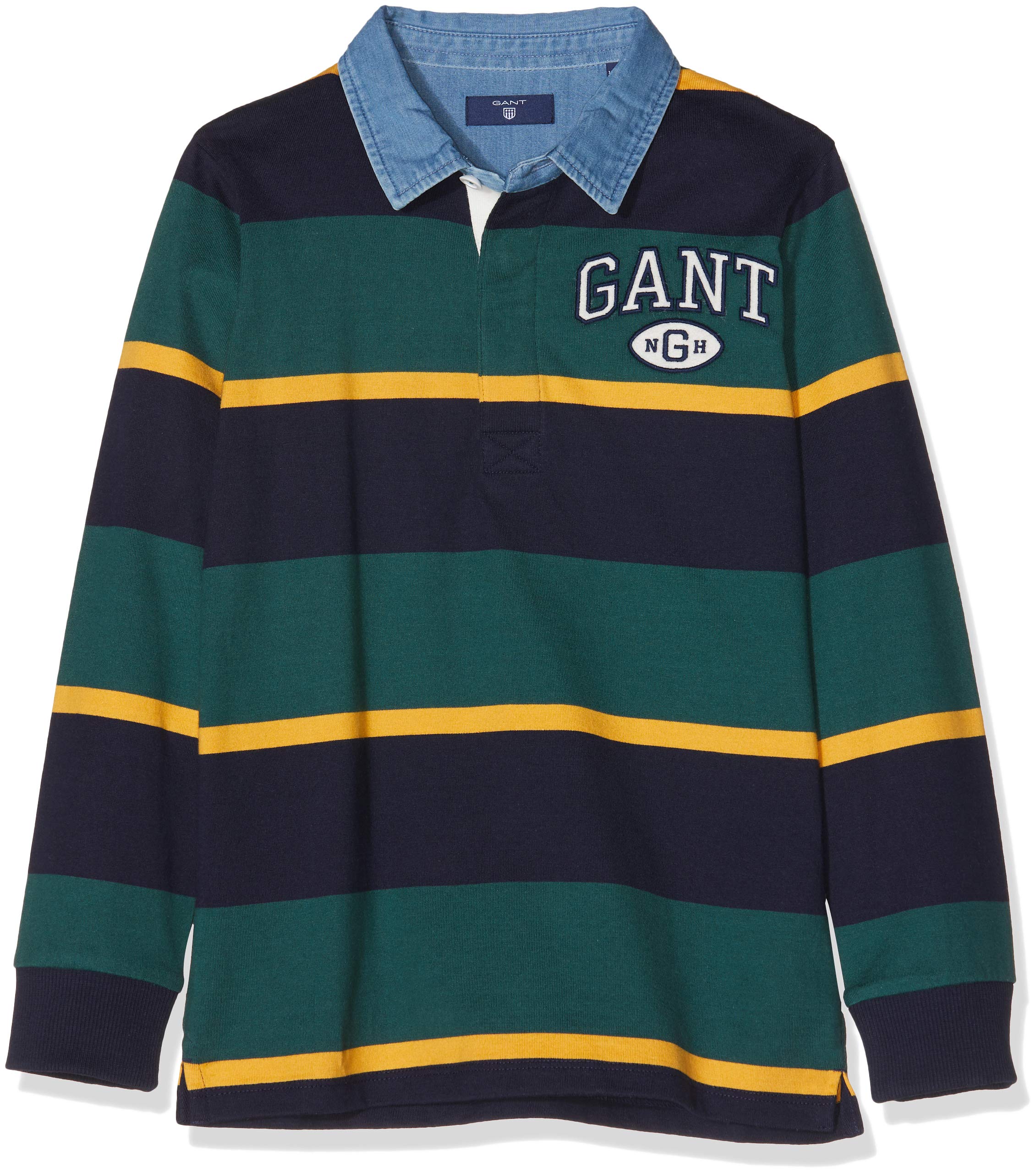 GANT TB. Collegiate Striped HR T-Shirt Bambino