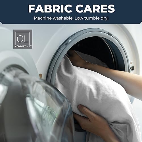 Miniatura 7 de Posh Home Comfort Lab - Juego de sábanas de tamaño Queen, sábanas blancas ultrasuaves, sábanas refrescantes, 4 piezas