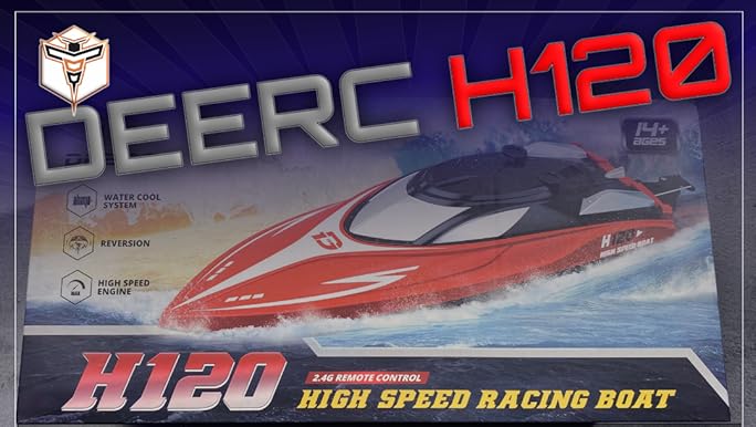 H120 High Speed Racing Boat レーシングボートラジコン 51BmDLpxl1L.jpg_BO30,255,255,