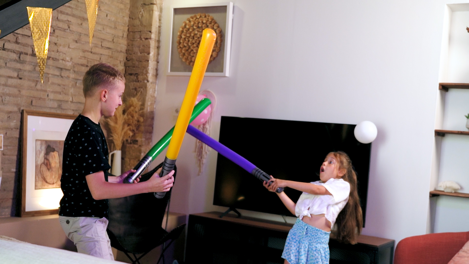 Amazon.com: 12Pcs Inflatable Light Saber Sword Party Balloons 