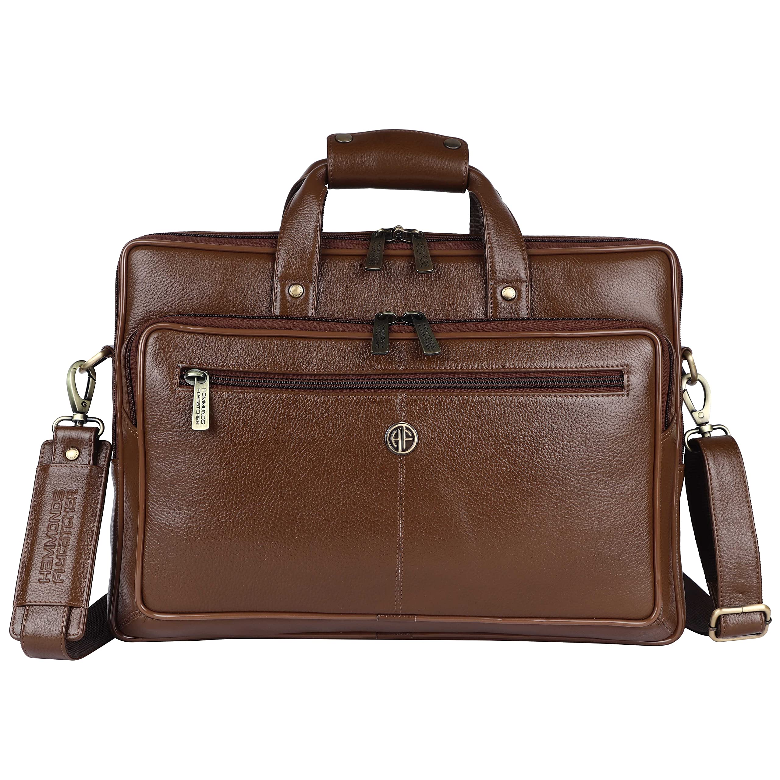 HAMMONDS FLYCATCHER Genuine Leather Laptop Western Office Bag For Men,Brushwood-Fits Up To 14/15.6/16 Inch Laptop/Macbook-Laptop Messenger Bag/Side Shoulder With Adjustable Strap-1 Year Warranty,Black (B0BZYRM8C8) Amazon Price History, Amazon Price Tracker