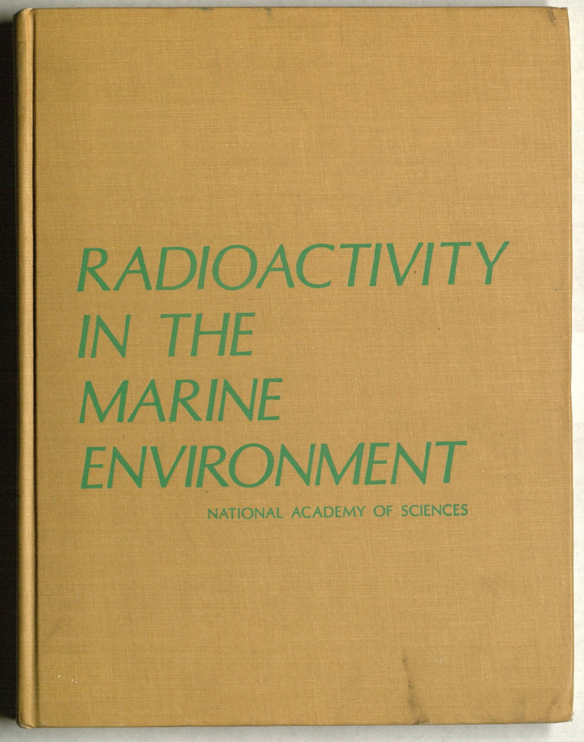 Buy Radioactivity in the marine environment — BookShops.in