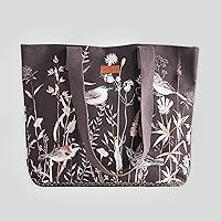 Vista 239 de Maison d' Hermine Bolsa de lona para mujer, bolsa de lona de algodón reutilizable para el hombro, bolsas de comestibles a granel con asa para 01