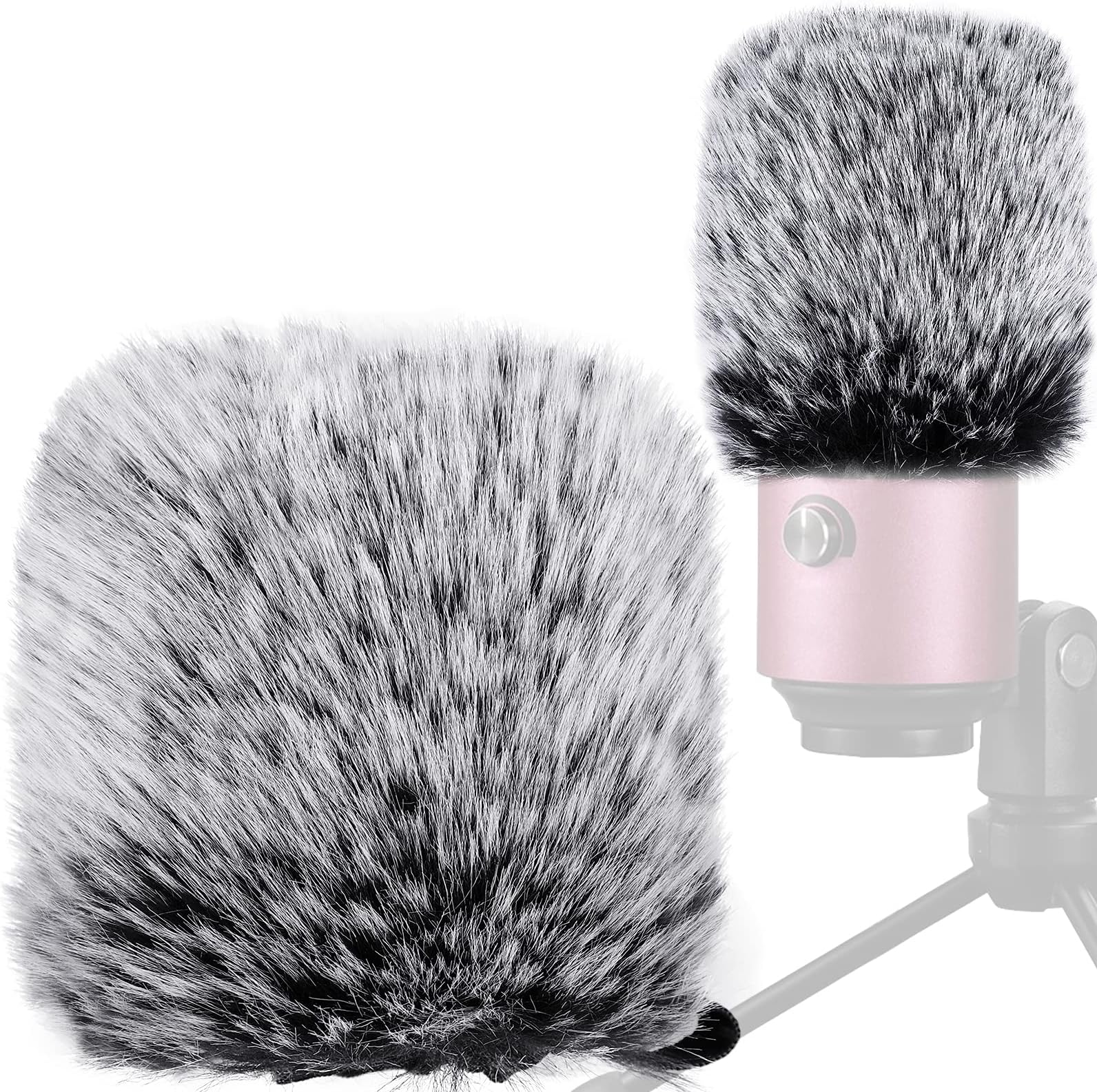 Windscreen Compatible with Fifine K669b/669b,Chromlives Pop Filter Furry Mic Windscreen Cover for K669, K669, T669, K669B Microphone