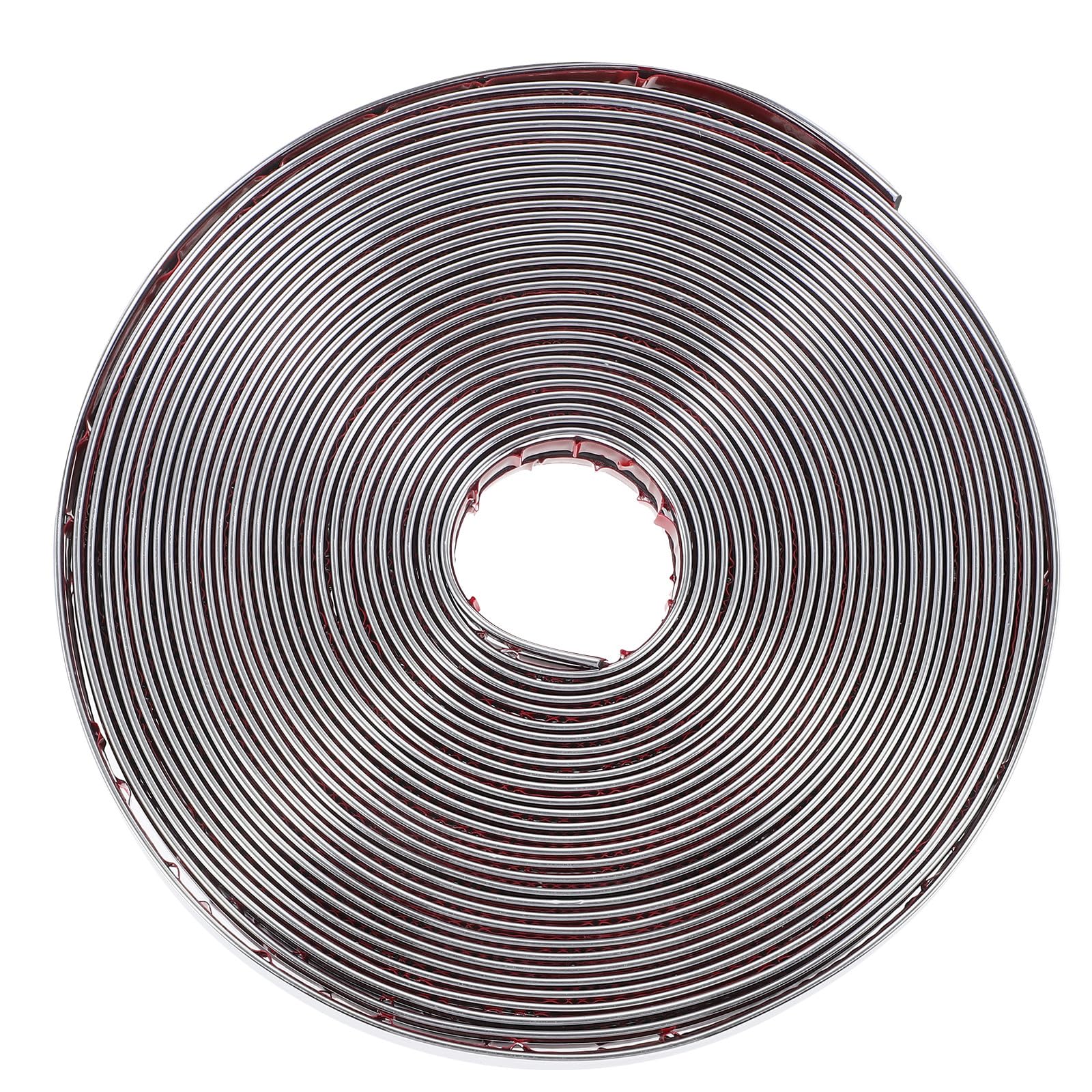 Sosoport Moldura Autoadhesiva para Esquinas de Pared 10 Metros Tira Protectora Flexible de PVC Plateada Brillante 2 CM de Ancho Borde Autoadhesivo para Decoración y Protección en Salón