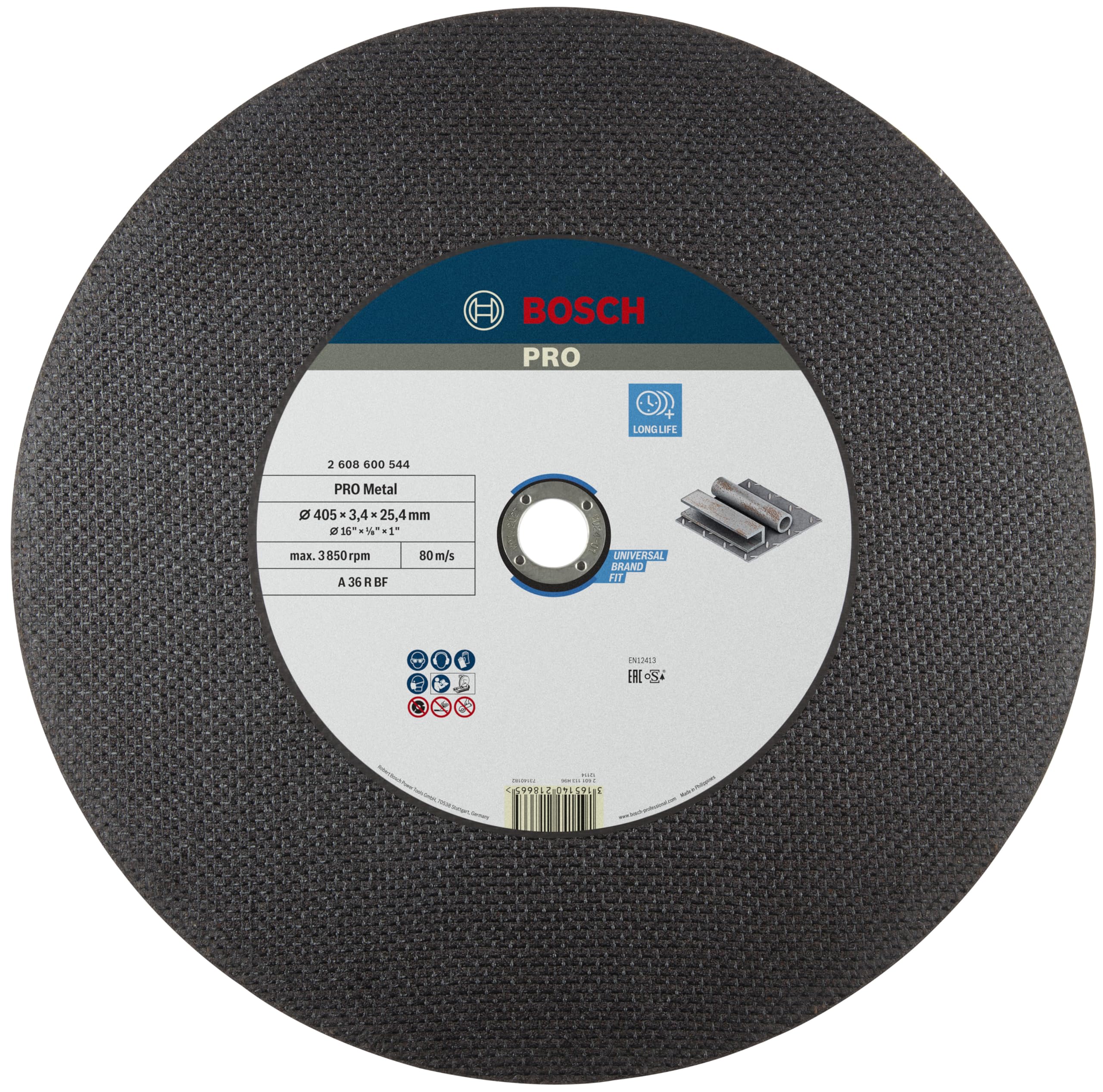 Bosch 2608600544 Expert Cutting Disc 400mm Steel For Angle Grinder