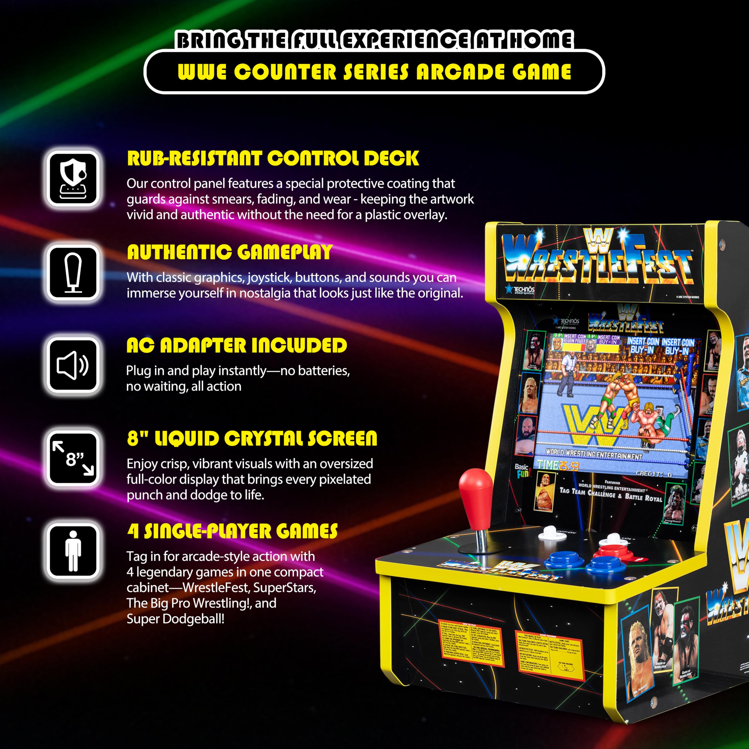WW WRESTLEFEST COUNTER ARCADE