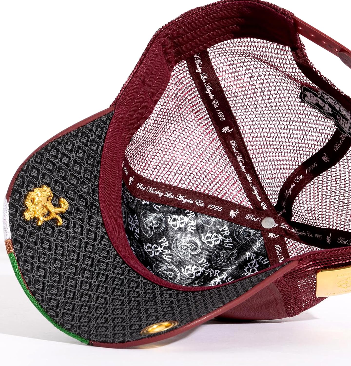 Red Monkey Designs San Judas 2 New Limited Edition Trucker Snapback Hat Cap RM1480 - Image 4