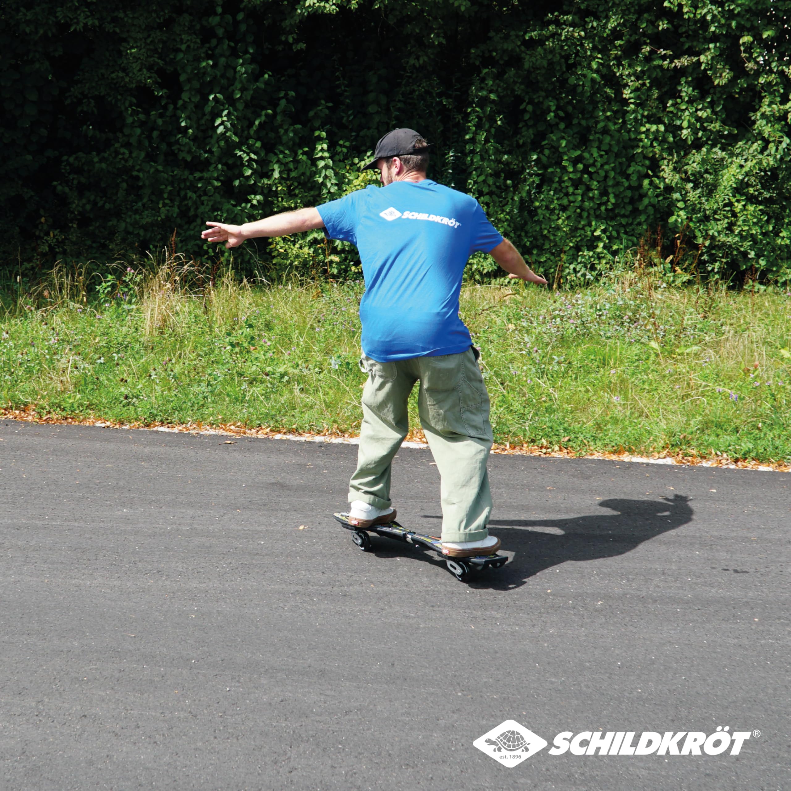 Schildkröt® | Waveboard Good Vibes | Design Graffiti Coloré | Plateau Large avec Surface Antidérapante | Roulettes Agiles & Légères | Idéal Enfants & Adolescents Schildkröt® | Waveboard Good Vibes | Design Graffiti Coloré | Plateau Large avec Surface Antidérapante | Roulettes Agiles & Légères | Idéal Enfants & Adolescents