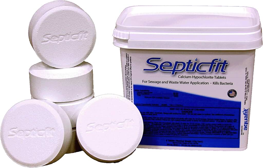 chlorine tablets for septic system