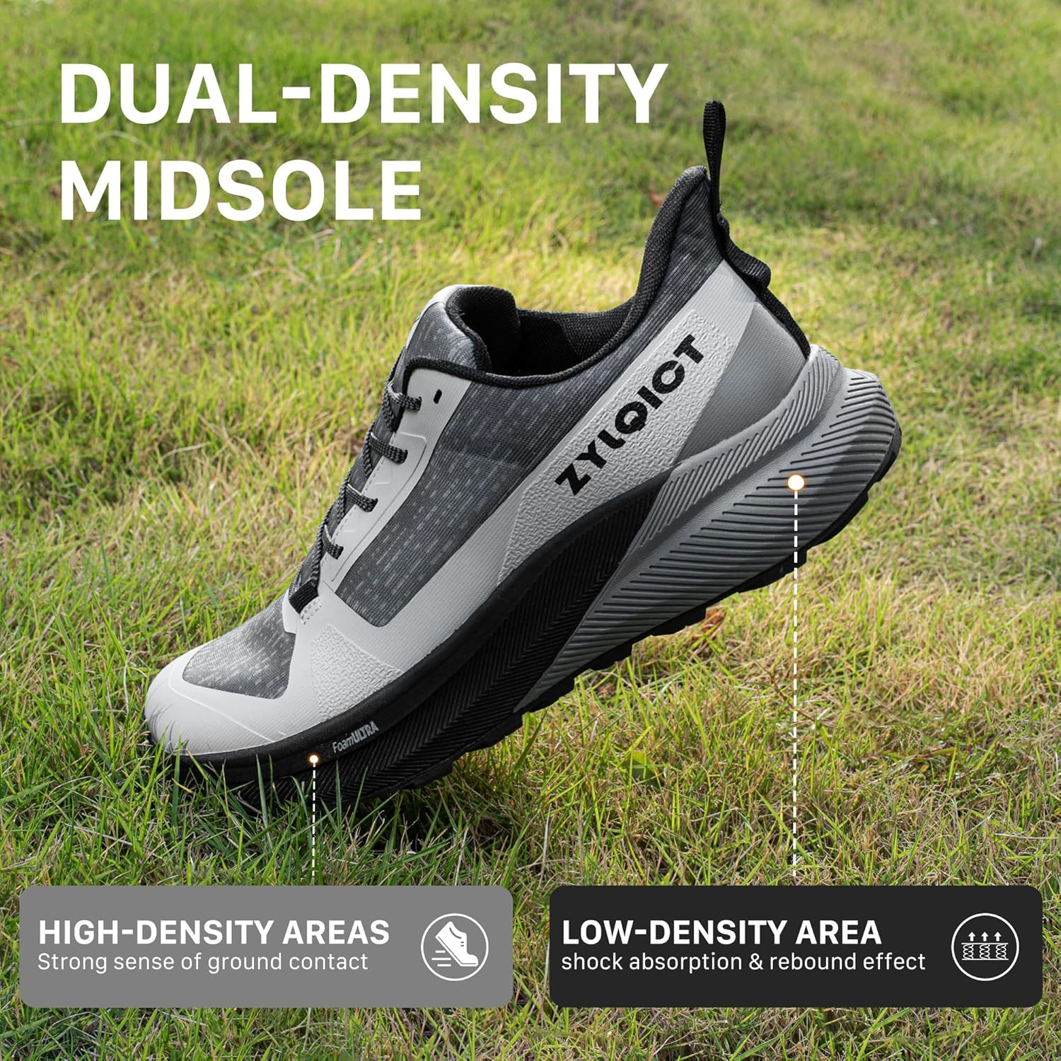 Mens Slip On Sneakers Road Running Trial Shoes for Men Wide Toe Box Tennis Walking Athletic Comfortable Cushioned Shoes for Training Workout