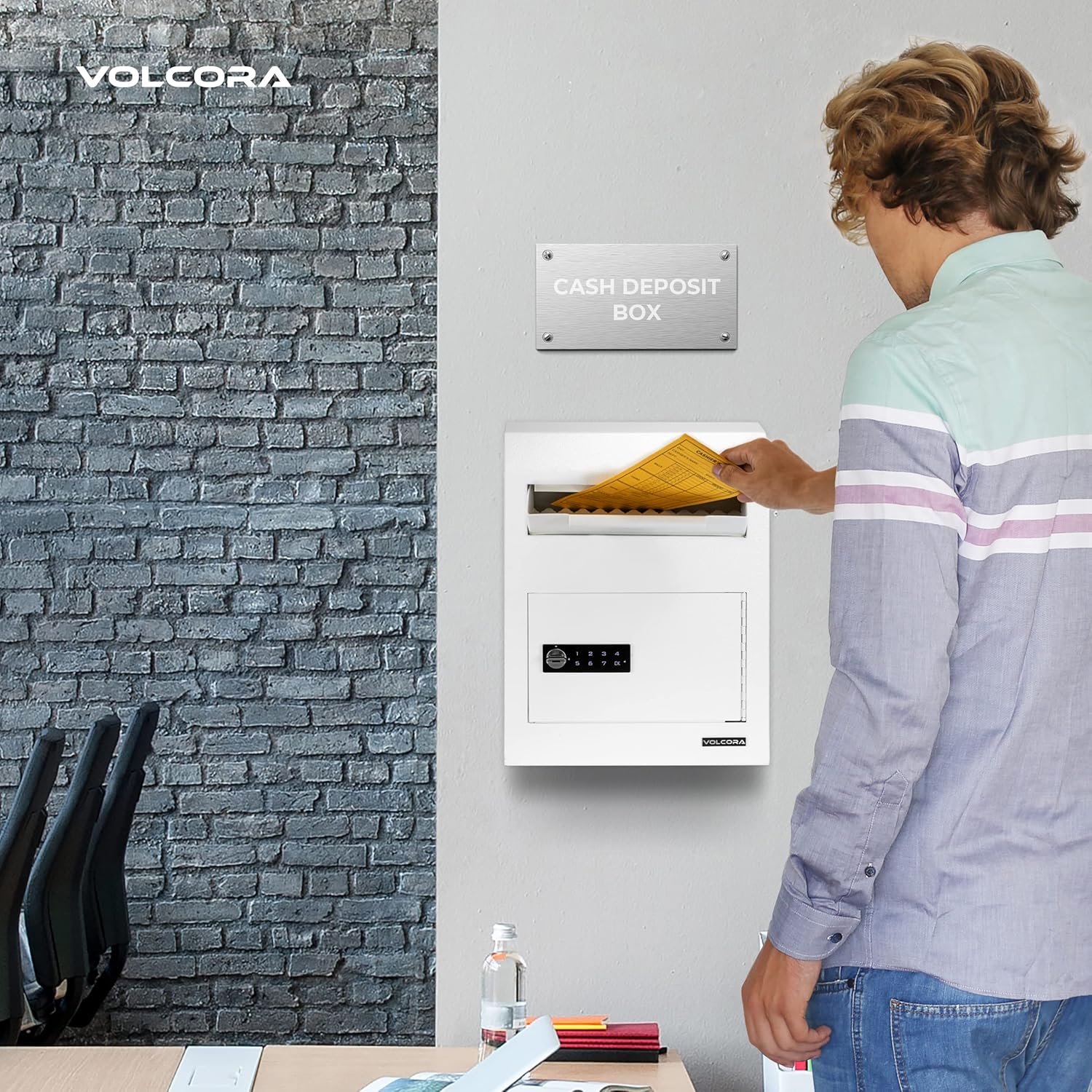 Volcora 100 Pack Cashier Envelopes, Cash Deposit Envelopes, Self Adhesive Cash Envelopes, Money Envelopes, Brown Kraft Bank Deposit Slips for Retailers, Restaurants, Small Businesses, Stores - Image 6