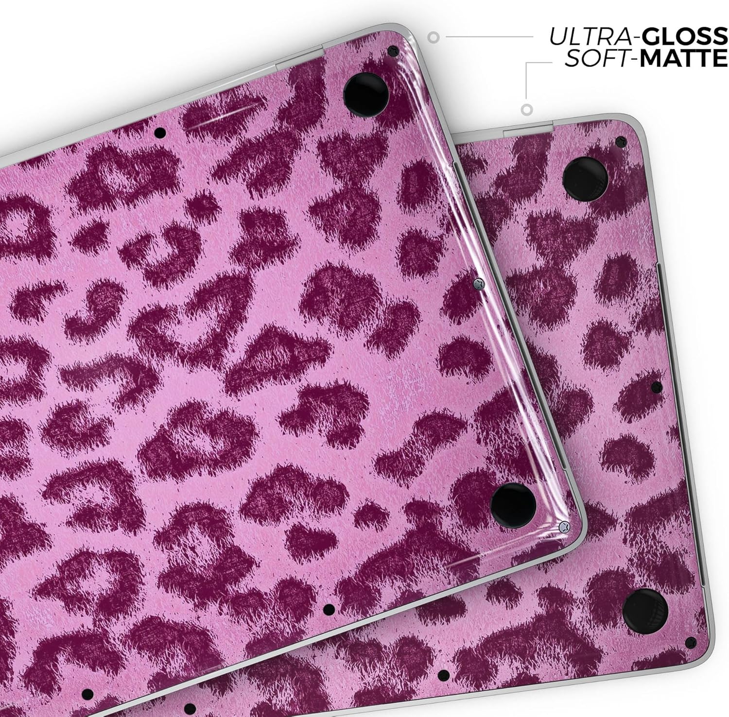 DesignSkinz - Compatible with MacBook Air 15" M3 (A3114) - Skin Decal Protective Scratch Resistant Vinyl Wrap - Neon Pink Cheetah Animal Print