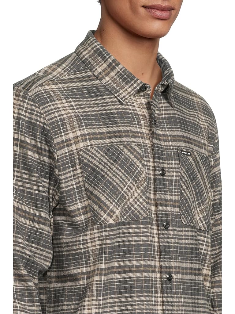 Black Volcom Netastone Flannel