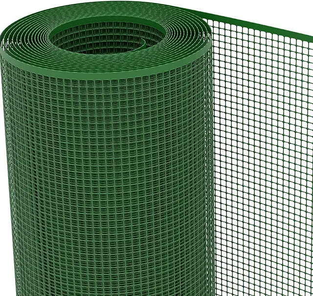 Malla Plástica Multiuso Quadra 10 para Vallas y Cercados - Verde HDPE