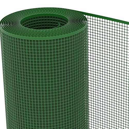 TENAX Filet en Plastique Quadra 10 Vert 0,50x5 m, Filet