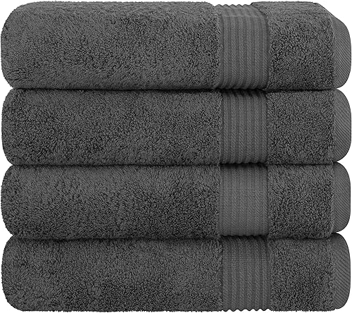 Miniatura 53 de Cotton Paradise - Juego de 4 toallas de mano para el baño de 100% algodón turco, suaves y absorbentes, color beige