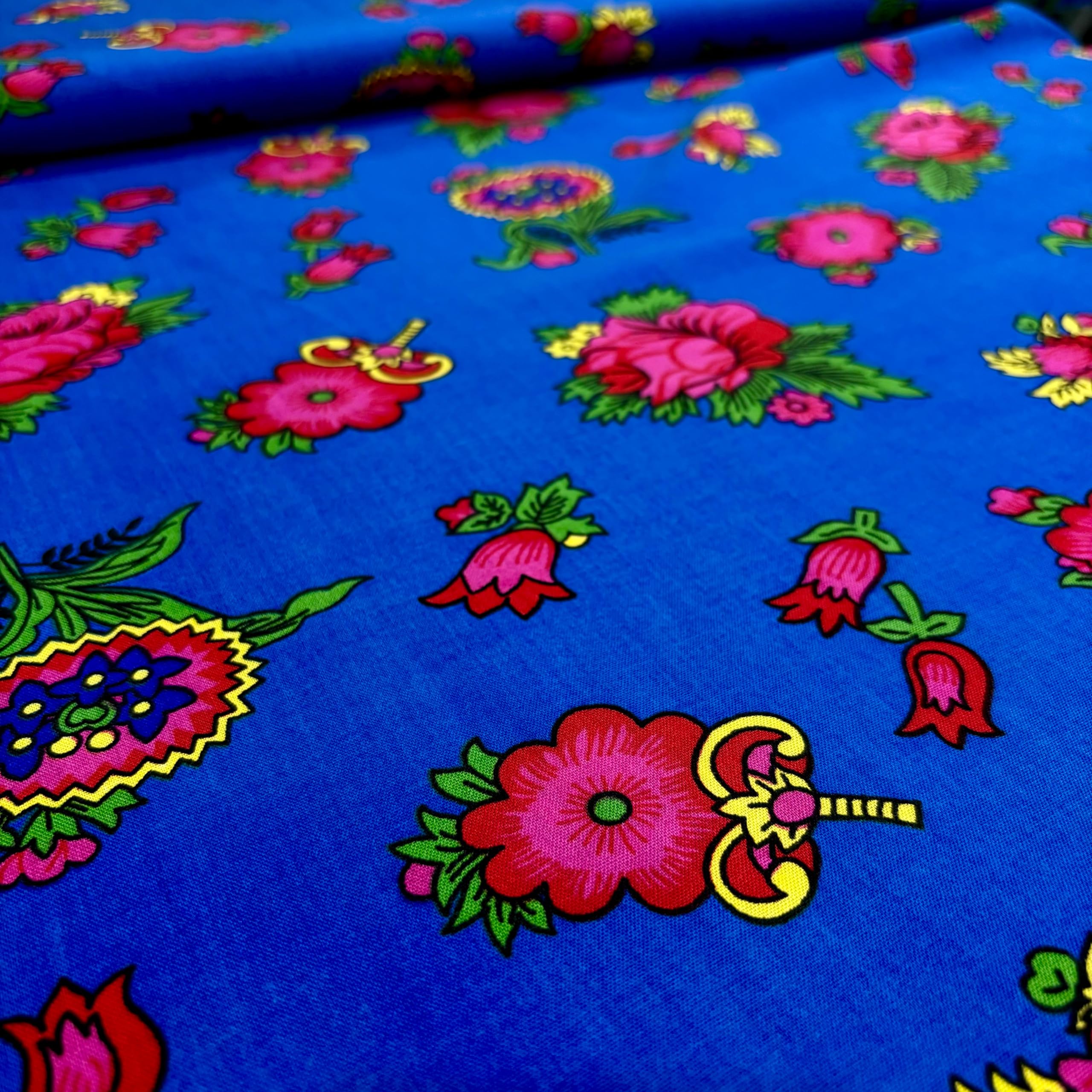 Amazon.com: Ethnic Patterned 100% Viscose Fabric Blue, Design Fabric, Fabric  for Dress, Viscose Fabric by The Yard(Width 150cm 1,64 Yard 57 inc)