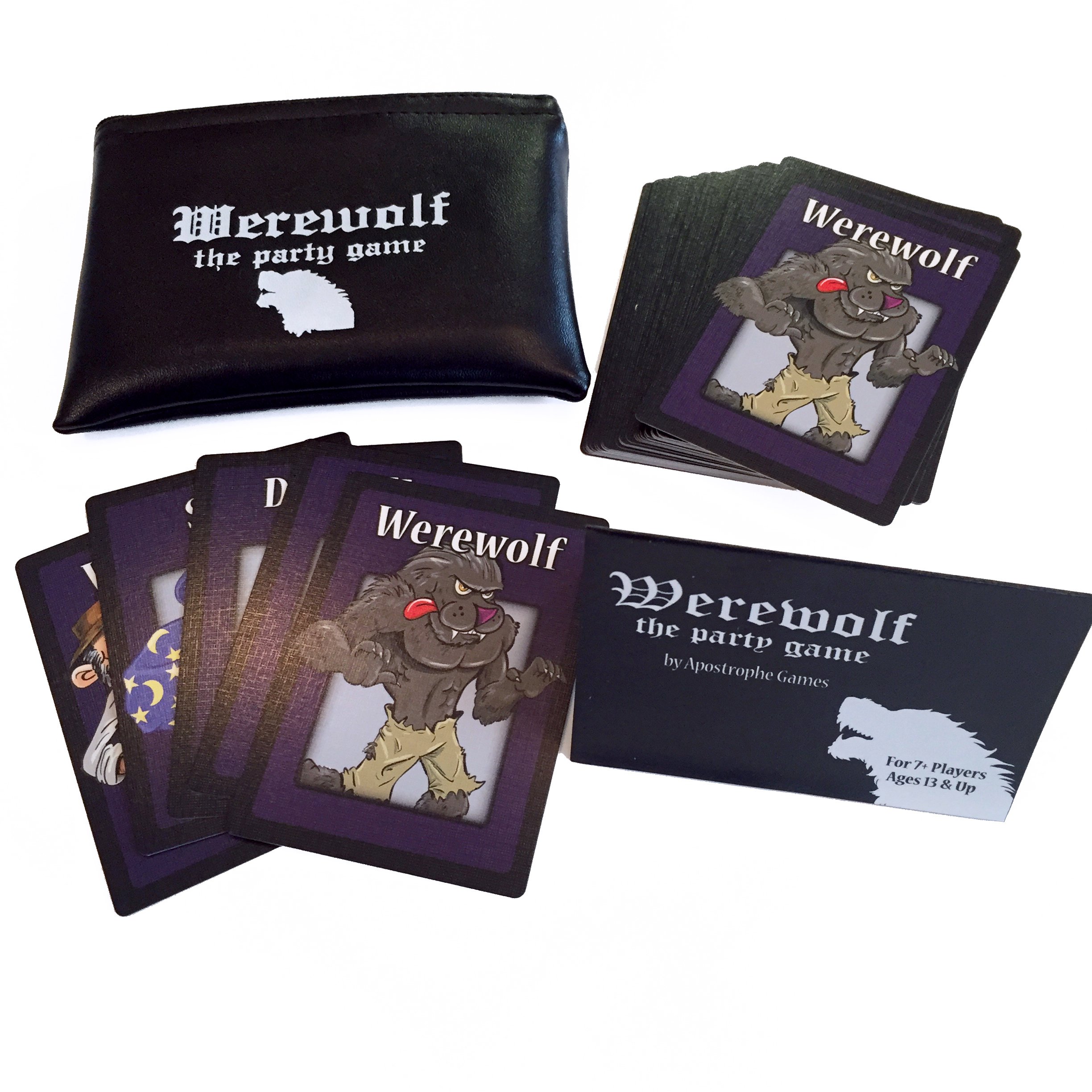 Amazon.com: Werewolf The Party Game – Werewolf Card Game with Upgraded  Characters – 42 Role Cards, for 7 to 30 Players – Game Night, for Adults  and Teens – Interactive Board Game