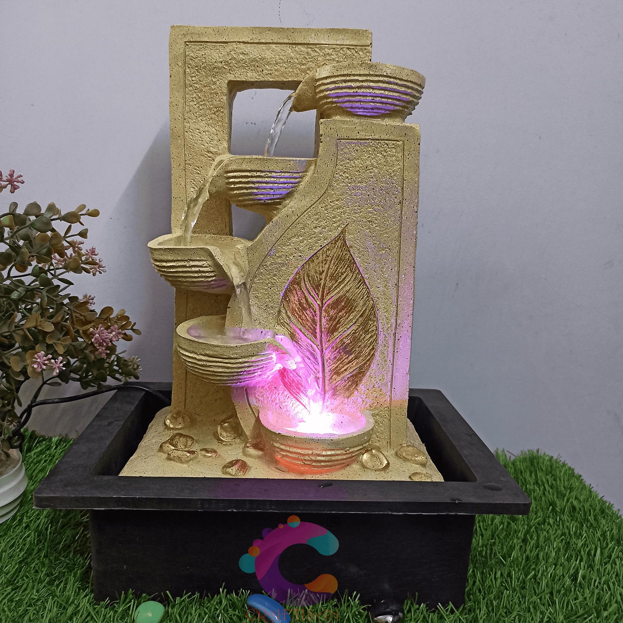 GOSSI Home Décor Waterfall Meditation Fountain | Ubuy