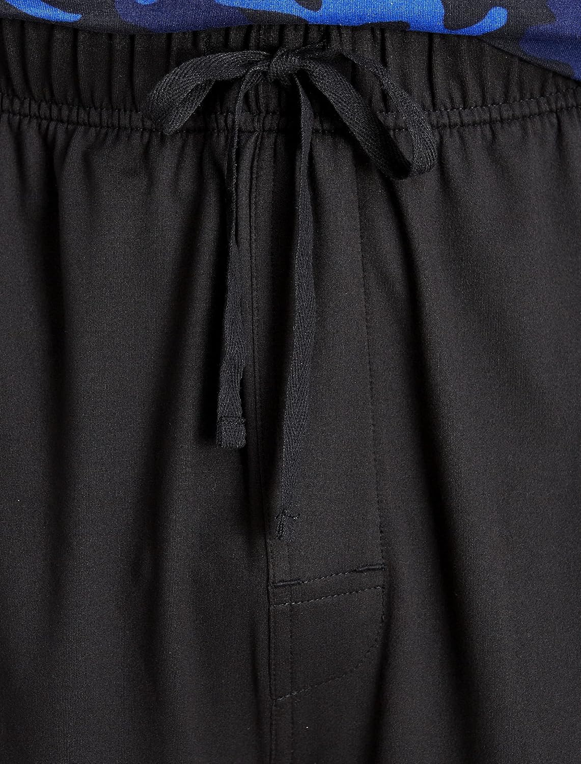 Harbor Bay by DXL Men's Big and Tall Jersey Knit Jams Black 4XL - Image 2