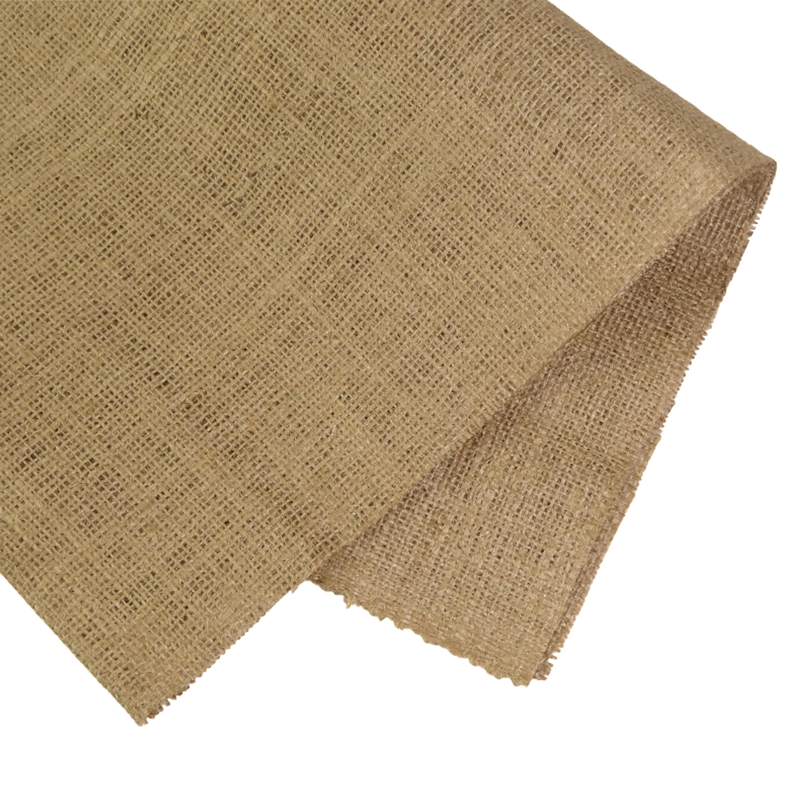 FT Fashion Track Hessian Fabric – (10 m) Premium Natural Jute Burlap Fabric 40" Wide 275GSM for Arts & Crafts, Rustic Décor, Garden Frost Protection, Events & Display Boards (10oz)