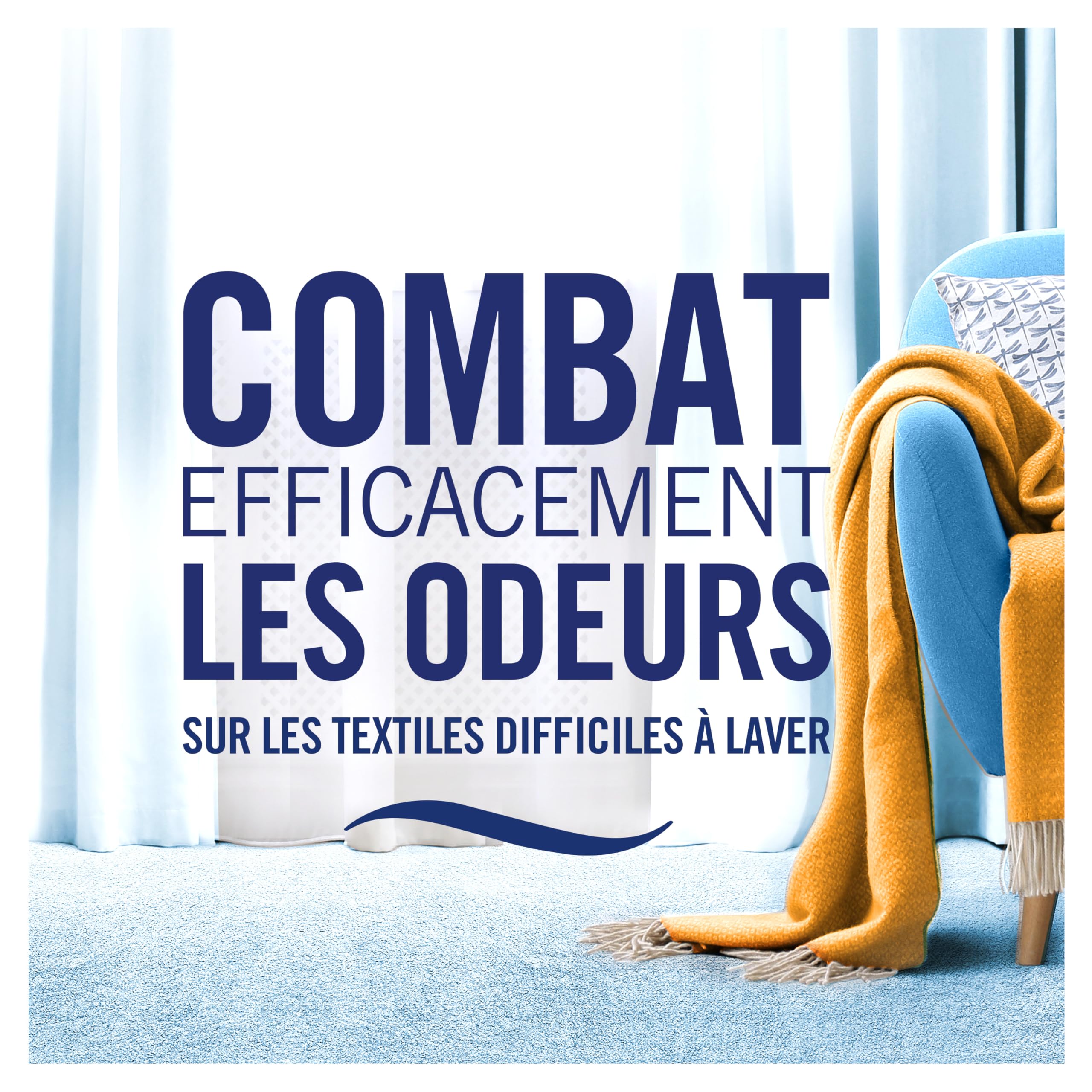 Febreze Textile Spray Désodorisant, Lenor Éveil Printanier, 8x500ML, Élimine Les Odeurs Emprisonnées Dans Les Tissus Et Laisse Un Parfum Frais