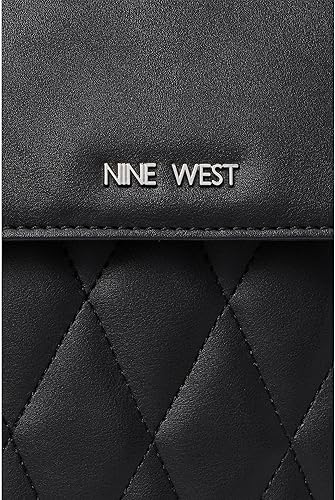 Miniatura 4 de NINE WEST Peetra - Mochila mediana (talla única), color negro, Negro -, Peetra - Mochila mediana