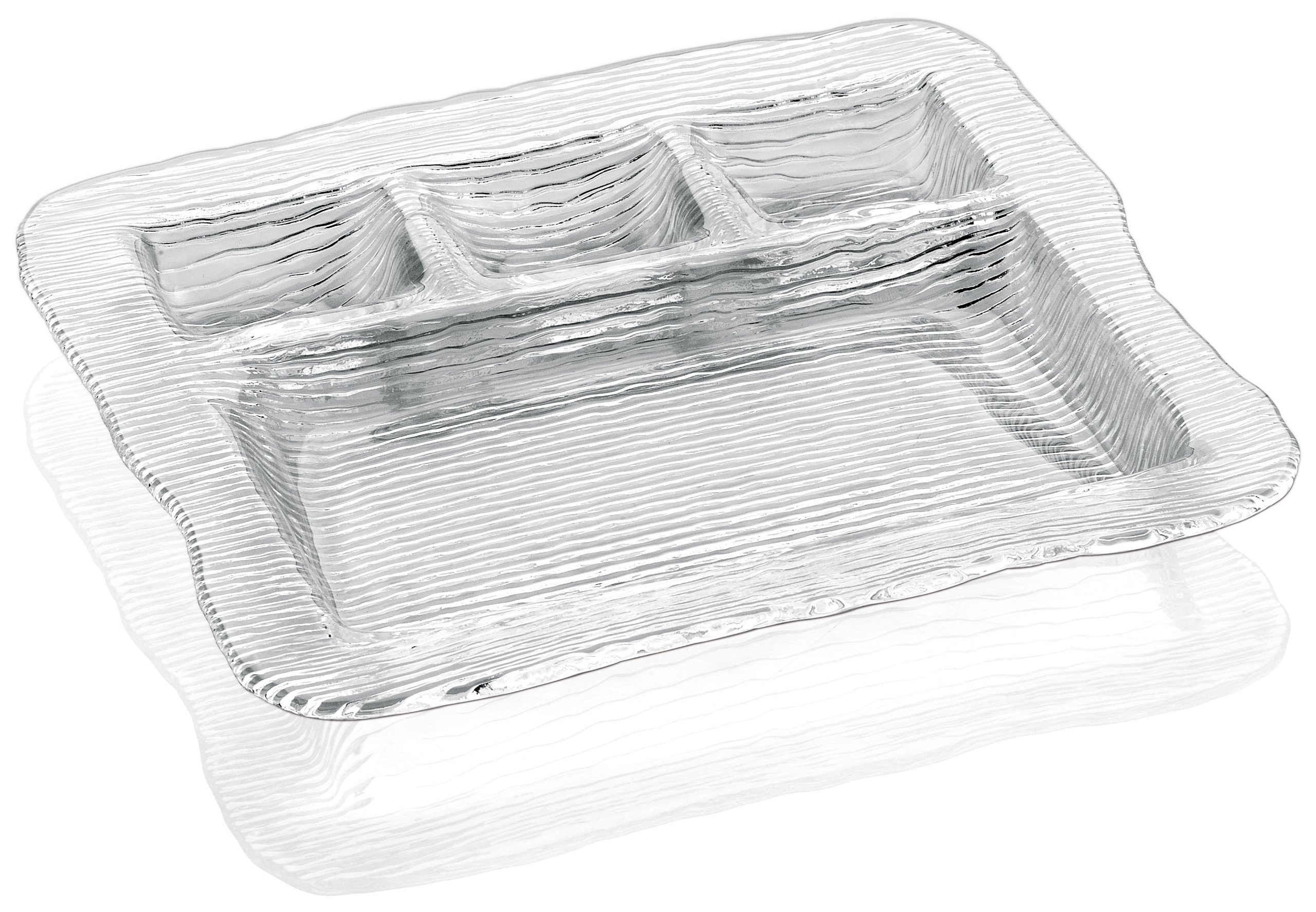 IVVALL IN ONE 1 BIG +3 SMALL SECTIONS PLATE