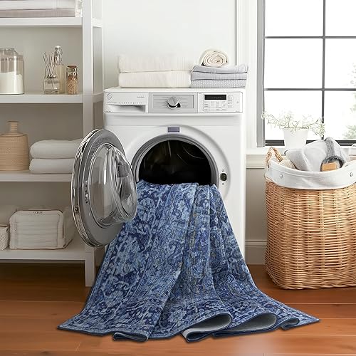 Miniatura 8 de ReaLife - Alfombra lavable a máquina, resistente a las manchas, sin desprendimientos, respetuosa con el medio ambiente, antideslizante, apta para