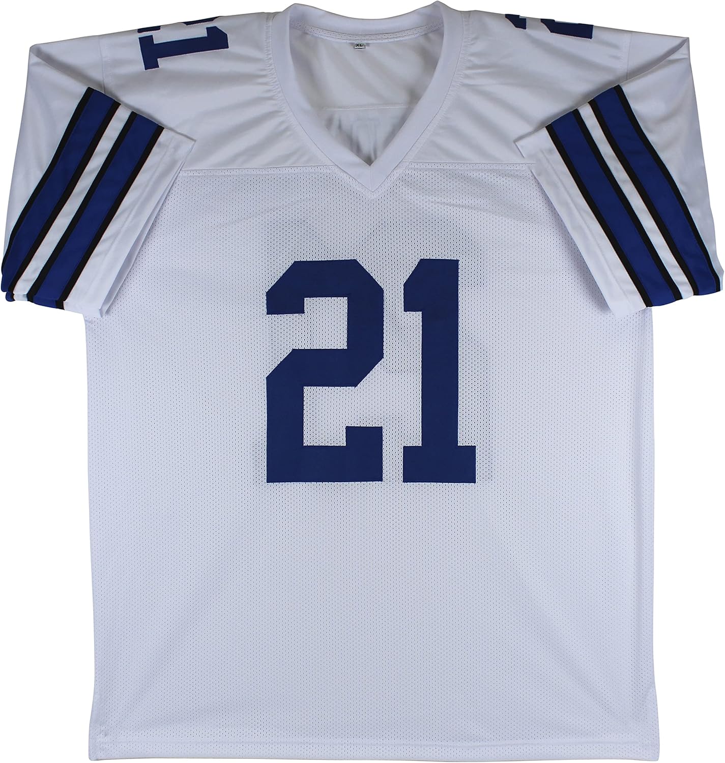 Deion Sanders Authentic Signed White Pro Style Jersey Autographed BAS Witnessed