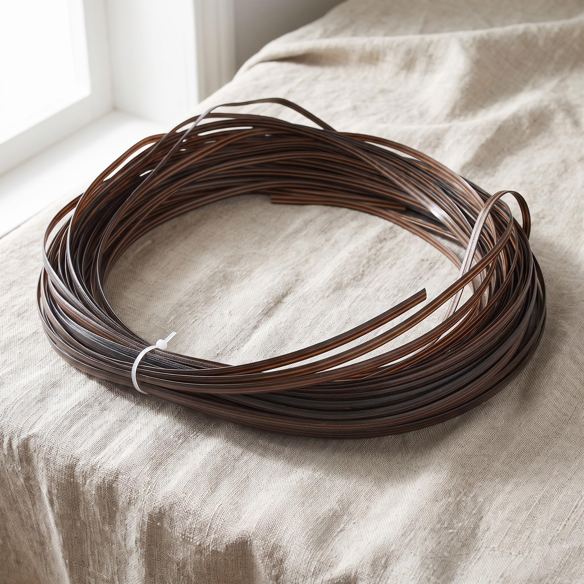 ERINGOGO 2 Pezzi Strisce di Rattan Pe per Riparazione Vimini Esterno,