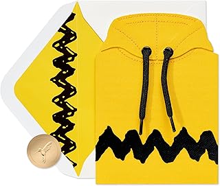 Papyrus Peanuts Blank Card (Peanuts Sweatshirt)