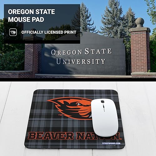 Miniatura 2 de Alfombrilla de mouse universitaria de neopreno de la Universidad Estatal de Oregon, muestra tu espíritu de equipo con esta alfombrilla de mouse de