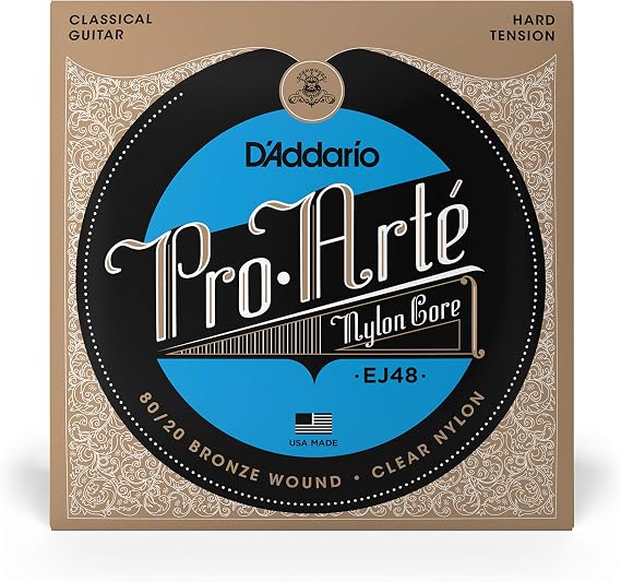 Daddario Ej48 Klasik Gitar Tel Seti, Pro-Arte, 80/20 Bronze Woun