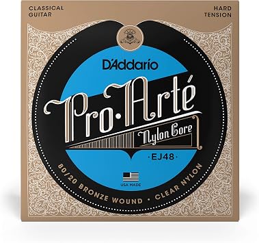 Daddario Ej48 Klasik Gitar Tel Seti, Pro-Arte, 80/20 Bronze Woun