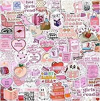 Vista 14 de 200 calcomanías para botellas de agua para niños, lindas calcomanías para botellas de agua, vinilo impermeable, bohoestético, paquete de calcomanías