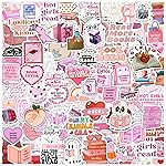 Eoaod 200 PCS Book Stickers for Kindle, Bookish Sticker Pack for Laptop, Journal, Ebook Readers, Cute Vinyl Decals for Book Lovers, Booktok, Water Bottles, Waterproof & Durable, Romance