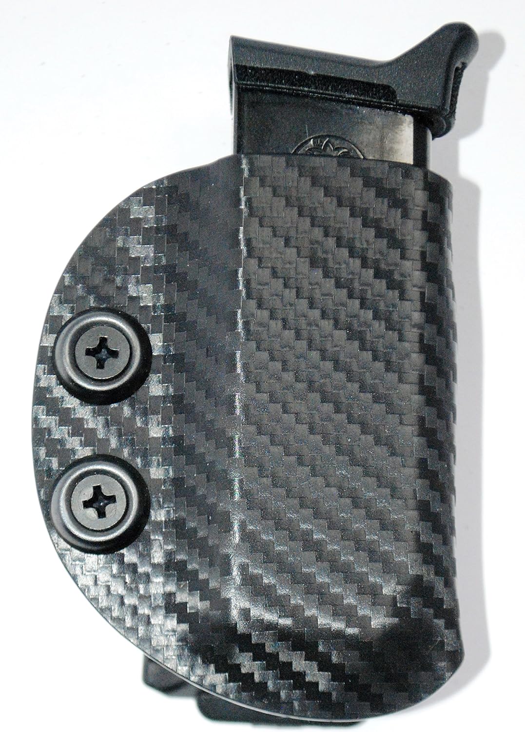 IWB Magazine Carrier Mag Pouch: Fits Ruger LCP and LCP 2 Models EDC (Carbon Fiber Black - Left Hand Mag Draw)