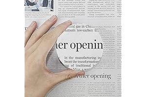 Beileshi 5x Desktop Magnifying Glass for Reading, Hobby, and Macular Degeneration