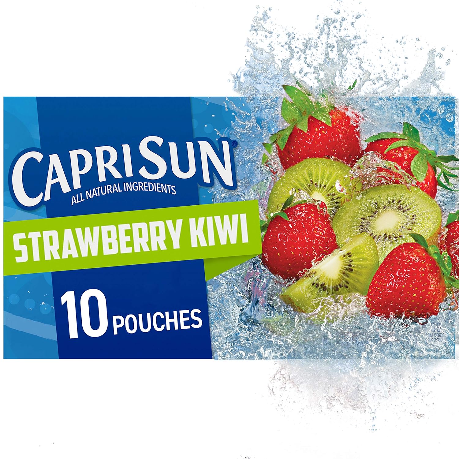 Amazon Com Capri Sun Strawberry Kiwi Ready To Drink Juice 10 Pouches Grocery Gourmet Food