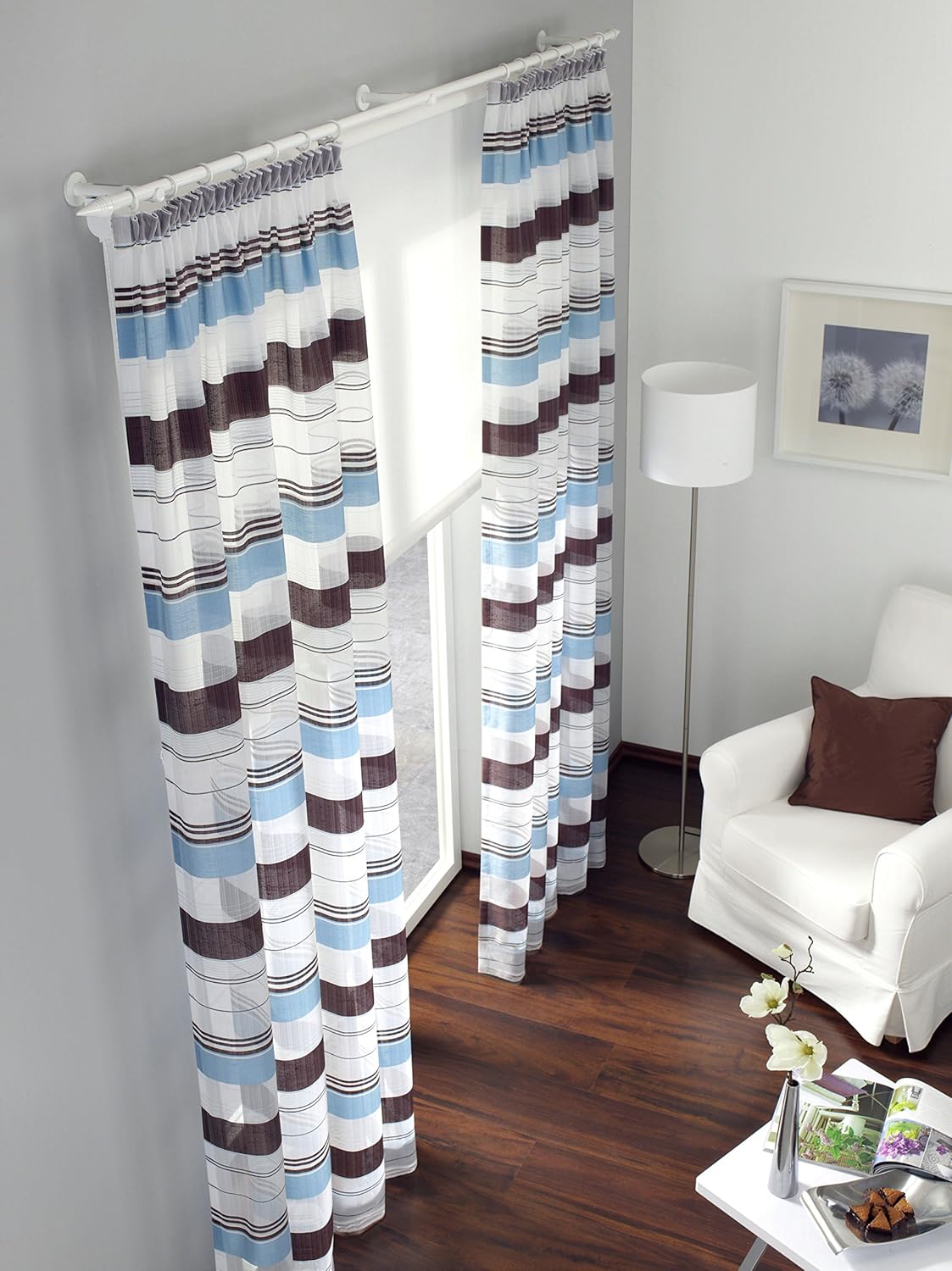 Curtain Ring Ø 20 mm, Metal, White