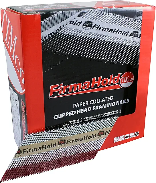 TIMCO FirmaHold Collated Nails for Senco Finishing Nail Guns - 2200 Count