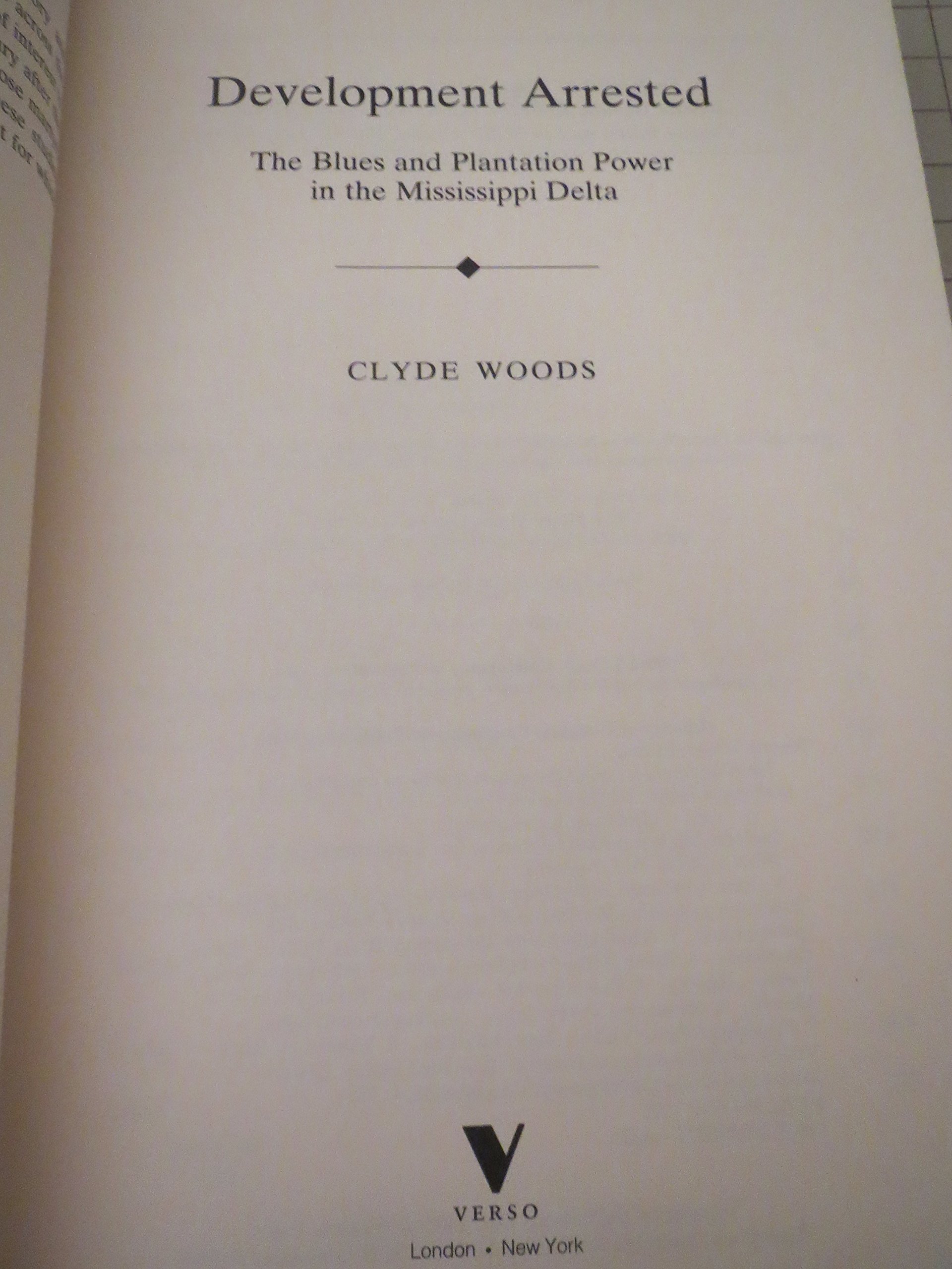 Development Arrested: The Blues and Plantation Power in the Mississippi Delta (Haymarket)