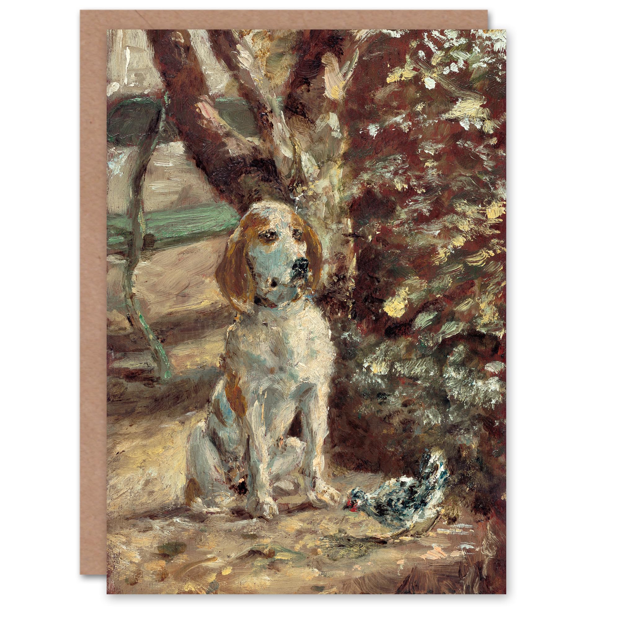 Artery8 Toulouse Lautrec Art Card The Artists Dog Fleche