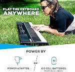 Alesis Recital - 88 Key Digital Piano Keyboard with Semi-Weighted Keys, 2x20W Speakers, 5 Voices, Split, Layer and Lesson Mode, FX and Piano Lessons