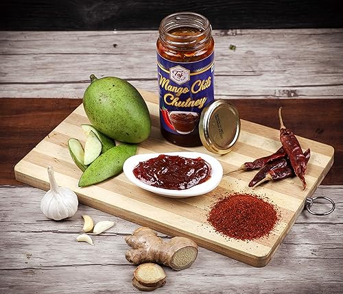 Miniatura 8 de TAJ Gourmet Chutney de chile y mango (Mango Chile), 320g (11.2oz)