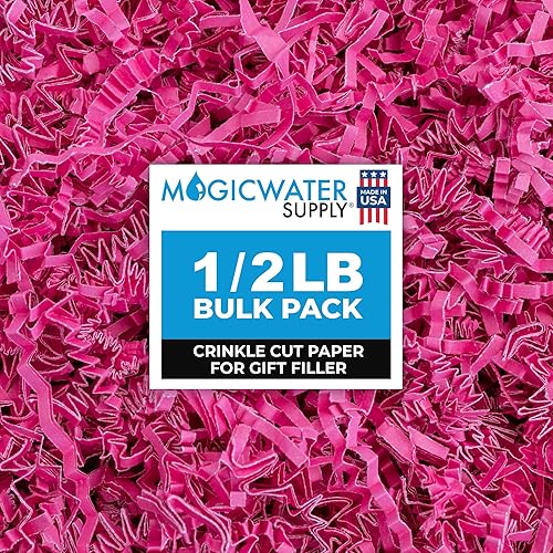 Miniatura 53 de MagicWater - Papel de corte arrugado para cestas de regalo, 1/2 libra, marfil claro, perfecto para relleno de papel triturado, relleno de cesta