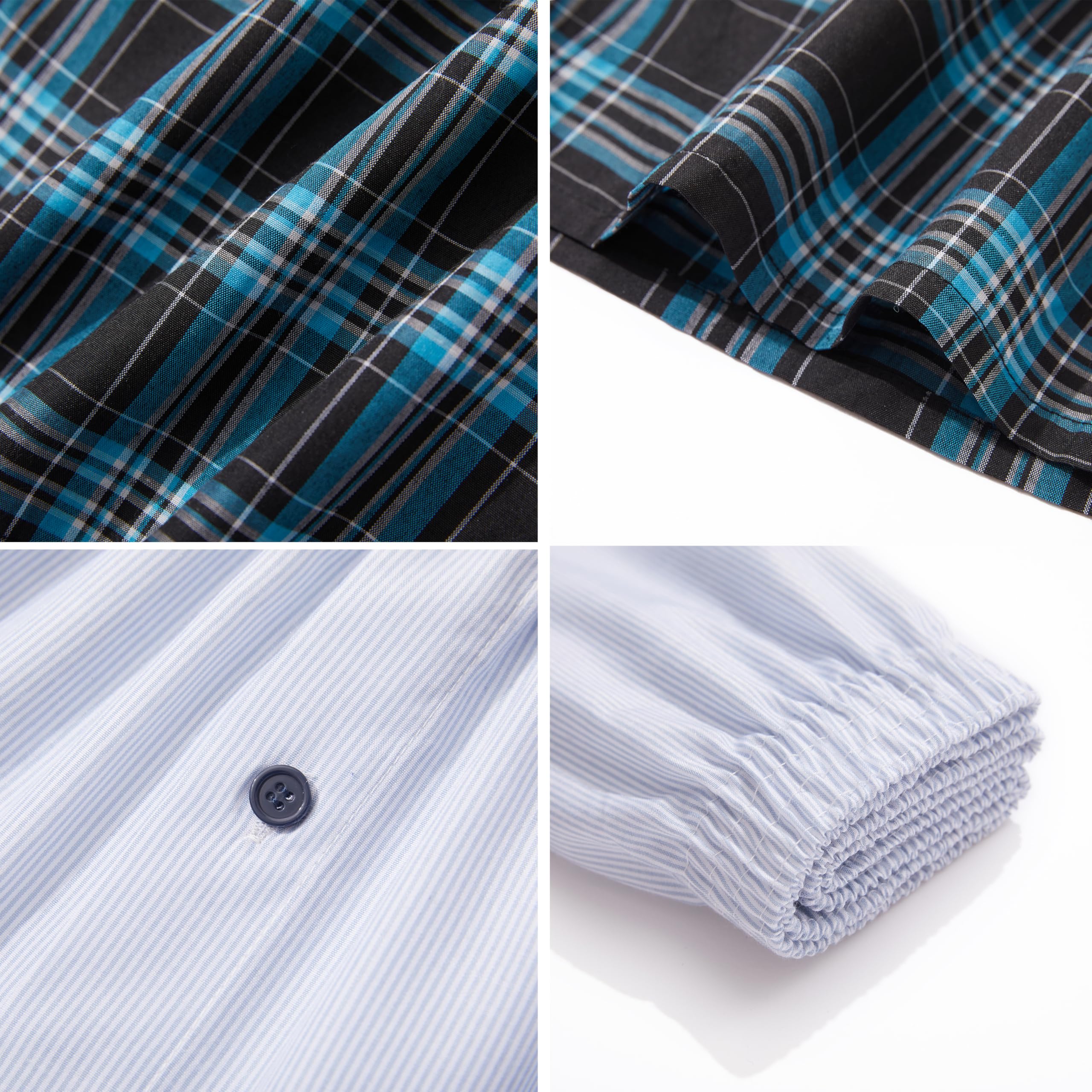 JupiterSecret Calzoncillos Hombre Boxer Americanos, Algodón Suave, Cómodos Boxer Hombre Pack, Cintura Elástica, 6 o 10 Piezas